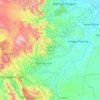 Northern Padang Lawas topographic map, elevation, terrain