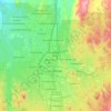 Windhoek topographic map, elevation, terrain