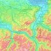 St. Gallen topographic map, elevation, terrain