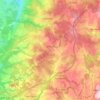 Briffons topographic map, elevation, terrain