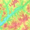 Agonac topographic map, elevation, terrain