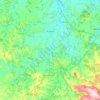 Pratápolis topographic map, elevation, terrain