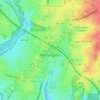 Kensington topographic map, elevation, terrain