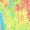 Ås topographic map, elevation, terrain