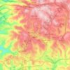 Hebron topographic map, elevation, terrain