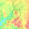 Monte Romano topographic map, elevation, terrain