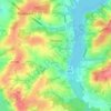 Horní Těrlicko topographic map, elevation, terrain