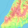Vila do Bispo e Raposeira topographic map, elevation, terrain