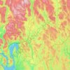 Akershus topographic map, elevation, terrain