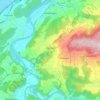 Radelfingen topographic map, elevation, terrain