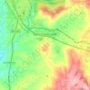 Santa Gertrudes topographic map, elevation, terrain