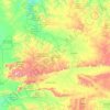 Modimolle Ward 2 topographic map, elevation, terrain