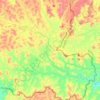 Dois de Abril topographic map, elevation, terrain