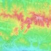 Les Baux-de-Provence topographic map, elevation, terrain