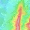 Bray topographic map, elevation, terrain