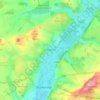 Longstock topographic map, elevation, terrain