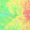 Charente topographic map, elevation, terrain