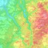 Grunow-Dammendorf topographic map, elevation, terrain