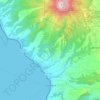 Saint-Pierre topographic map, elevation, terrain