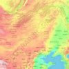 Mongolia Interior topographic map, elevation, terrain