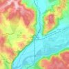 Saint-Denis-lès-Martel topographic map, elevation, terrain