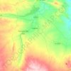 Letux topographic map, elevation, terrain