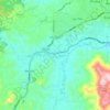 Xã Lộc Châu topographic map, elevation, terrain