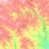 Oregon County topographic map, elevation, terrain