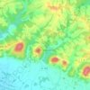 Lelin-Lapujolle topographic map, elevation, terrain