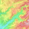 Le Val-d'Ajol topographic map, elevation, terrain