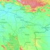 Sa Kaeo Province topographic map, elevation, terrain