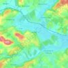 Jussey topographic map, elevation, terrain