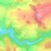 Vřesník topographic map, elevation, terrain
