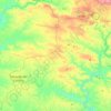 Zalamea la Real topographic map, elevation, terrain