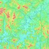 Sejong topographic map, elevation, terrain