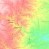 El Atteuf topographic map, elevation, terrain