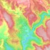 Ocentejo topographic map, elevation, terrain