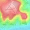 Dommartemont topographic map, elevation, terrain