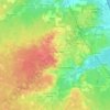 Listrac-Médoc topographic map, elevation, terrain
