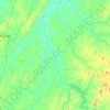 Peixe topographic map, elevation, terrain