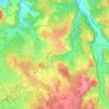 Masclat topographic map, elevation, terrain