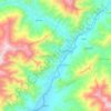 اسد آباد ولسوالۍ topographic map, elevation, terrain