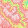 Churcampa topographic map, elevation, terrain
