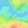 Granville Island topographic map, elevation, terrain