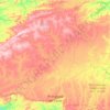 Primavera do Leste topographic map, elevation, terrain