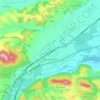Martres-Tolosane topographic map, elevation, terrain