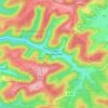 Reyersviller topographic map, elevation, terrain