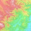 Largentière topographic map, elevation, terrain