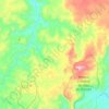 São Gonçalo do Rio das Pedras topographic map, elevation, terrain