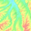 建民乡 topographic map, elevation, terrain